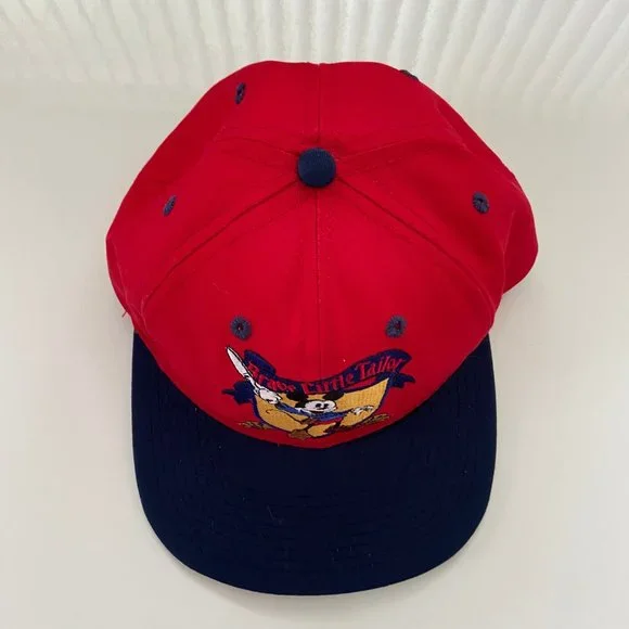Vintage Disney Store Mickey Mouse Brave Little Tailor Snap Back Adult Hat Cap - Picture 3 of 8
